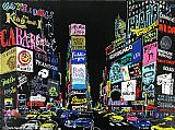 Leroy Neiman Lights of Broadway